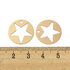 Brass Etched Metal Embellishments Pendants&nbsp;KKC-D001-10KCG