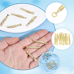 8Pcs Brass Pendants&nbsp;KK-BBC0027-98