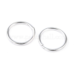 Brass Open Jump Rings&nbsp;KK-MSMC005-S