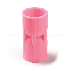 Ribbed Pillar Geometry Scented Candle Silicone Molds&nbsp;DIY-G106-01D