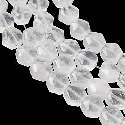 Natural Quartz Crystal Beads Strands&nbsp;G-G463-A13-8x9mm
