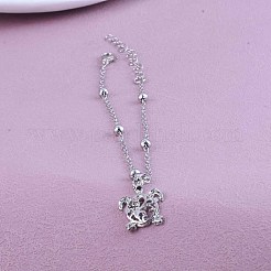Summer Beach Alloy Hollow Sea Turtle Charm Satellite Chain Anklets for Women&nbsp;FS-WGD5AB4-01