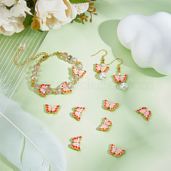 20Pcs Alloy Enamel Beads&nbsp;ENAM-BBC0001-03