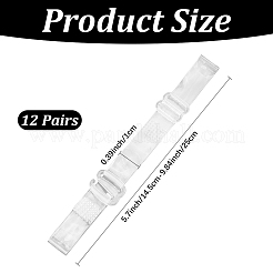 12 Pairs Silicone Shoelaces&nbsp;DIY-CN0003-68