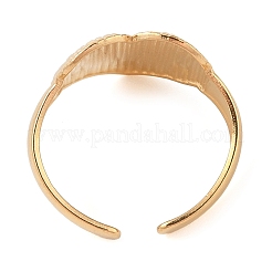 Ion Plating(IP) 304 Stainless Steel Heart Open Cuff Rings for Women&nbsp;RJEW-Z057-03G