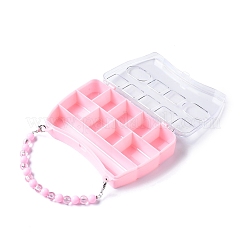Handbag Shaped Polystyrene Plastic Bead Containers with 10 Compartments&nbsp;CON-K001-005