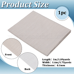ストライプ柄の綿生地  服装アクセサリー  古いレース  1000x1600x0.1mm&nbsp;DIY-FG0008-69D