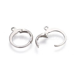 Tarnish Resistant 304 Stainless Steel Leverback Earring Findings&nbsp;STAS-I100-19P