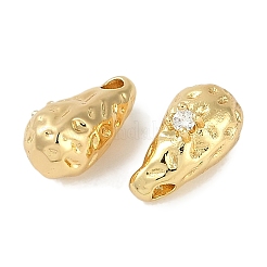 Brass Micro Pave Cubic Zirconia Charms&nbsp;KK-P283-27B-G