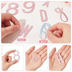 1 Set Birthday Theme Mirror Effect Acrylic Birthday Cupcake Insert Card Decoration&nbsp;AJEW-SP0001-76B