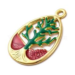 304 Stainless Steel Enamel Pendants&nbsp;STAS-S163-34G-02