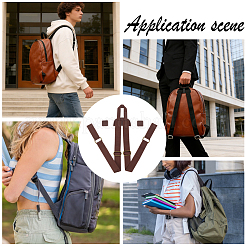 1 Set Nylon & PU Leather Adjustable Webbing Bag Straps&nbsp;DIY-CL0001-88B