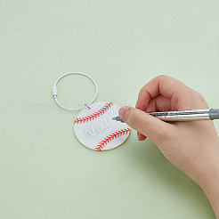 24Pcs Acrylic Pendant Decorations&nbsp;HJEW-ME00023