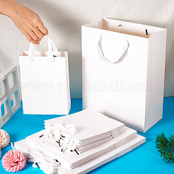15Pcs 3 Sizes Rectangle Paper Gift Storage Tote Bags with Handle&nbsp;ABAG-TA0001-73A