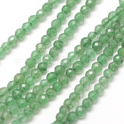 Natural Green Aventurinee Beads Strands&nbsp;X-G-A129-3mm-D02