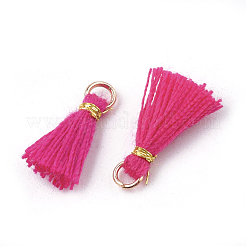 Polycotton(Polyester Cotton) Tassel Pendant Decorations&nbsp;X-FIND-S281-18