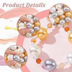 1 Set ABS Plastic Imitation Pearl Beads&nbsp;FIND-PH0009-70