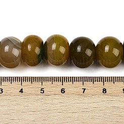 Dyed Natural Agate Beads Strands&nbsp;G-U030-A01-04