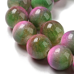 Dyed Natural White Jade Beads Strands&nbsp;G-F764-03C