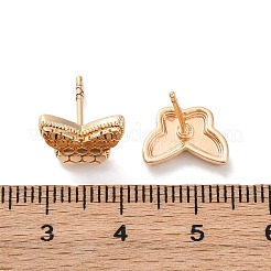 Brass Stud Earrings&nbsp;EJEW-D288-08G