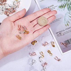 真鍮/鉄ピンチベイル  アイスピック  ミックスカラー  9.5x2.5mm  穴：3mm  ピン：1mm&nbsp;KK-PH0036-41