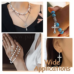 100Pcs 10 Styles Tibetan Style Alloy Pendants&nbsp;FIND-CJ0005-03