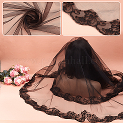 Cloth Mesh Bridal Veils&nbsp;OHAR-WH0033-016A