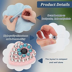 60Pcs 2 Colors Cloth Sew on Patches&nbsp;DIY-FG0006-24