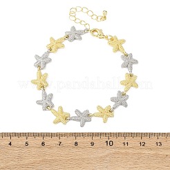 Brass Link Chain Bracelets for Women&nbsp;BJEW-G762-01GP-03