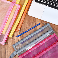 10Pcs 10 Styles Nylon Mesh Pen Bag&nbsp;AJEW-CP0006-76