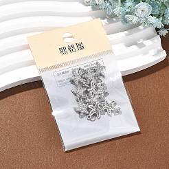 SHEGRACE Brass Micro Pave Clear Cubic Zirconia Pendants&nbsp;XGRQ2C141-410P