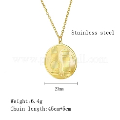 304 Stainless Steel Pendant Necklaces for Women&nbsp;RX0049-1