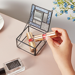 Tin Jewelry Box&nbsp;OBOX-WH0007-08