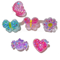Gradient Color Resin Cabochones&nbsp;PW-WGBD679-01