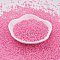TOHO Japanese Seed Beads, Round, 11/0, (910) Ceylon Hot Pink, 2x1.5mm, Hole: 0.5mm, about 42000pcs/pound