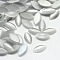 Cat Eye Cabochons, Horse Eye, WhiteSmoke, 10x5x1.5~2mm