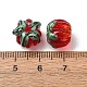 手作りランプワークビーズ  カボチャ  レッド  10x13x12.5mm  穴：1.2mm&nbsp;LA-CBAE4A5-01B-3