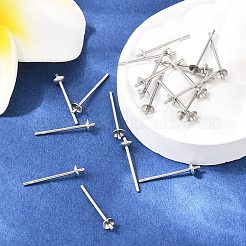 Tarnish Resistant 304 Stainless Steel Stud Earring Findings&nbsp;STAS-Q036-1