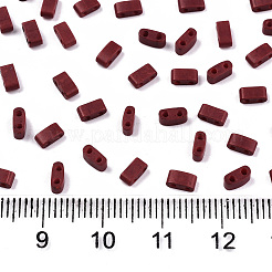 FGB 2-Hole Glass Seed Beads&nbsp;X-SEED-S031-M-SH1002F