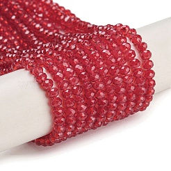 Baking Paint Transparent Glass Beads Strands&nbsp;DGLA-A034-J2mm-B