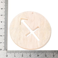 アクリルパーツ  星空  グラデーションカラー  12星座  射手座  55x2mm&nbsp;SACR-S680-06J