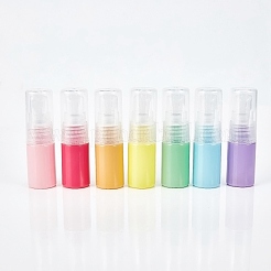 DIY化粧品保管容器キット  携帯用プラスチックトラベルローションボトルとファンネルホッパー付き  ミックスカラー  7.9x2.3cm  容量：10ミリリットル  14個/セット&nbsp;DIY-BC0011-50