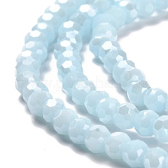 Electroplate Opaque Glass Beads Strands&nbsp;EGLA-A035-P4mm-A10