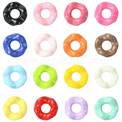 32Pcs 16 Colors Acrylic European Large Hole Beads&nbsp;MACR-YW0004-27