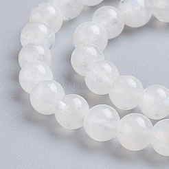 Natural Rainbow Moonstone Beads Strands&nbsp;G-G212-6mm-37