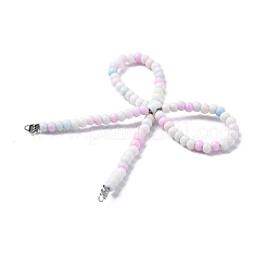 Alloy & Glass Seed Beads Bowknot Chandelier Component Links&nbsp;PALLOY-D359-03H