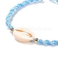 Adjustable Polyester Braided Bead Bracelet for Teen Girl Women&nbsp;BJEW-JB06878