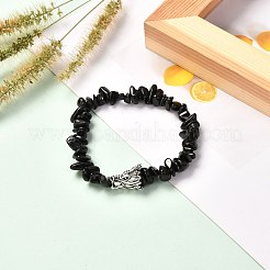 Natural & Synthetic Mixed Gemstone Stretch Bracelet for Men Women&nbsp;BJEW-JB06706