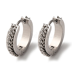 304 Stainless Steel Hoop Earrings&nbsp;EJEW-D331-16P