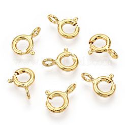 925 Sterling Silver Spring Ring Clasps&nbsp;STER-T004-81B-G